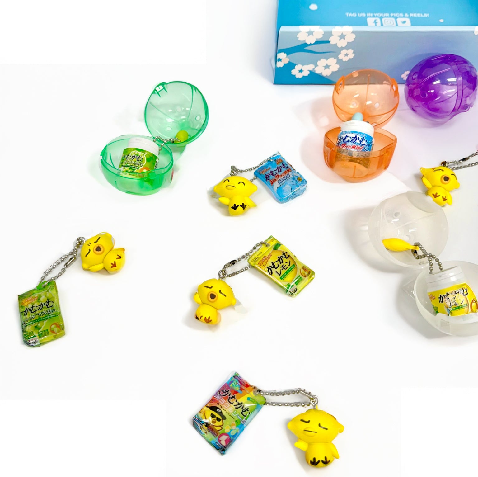KAMUI CC-Ver.2 50° 56° 2本セット MCI MILD 85 Kamu Kamu Series Miniature Charm Gacha Capsule Toy Full set
