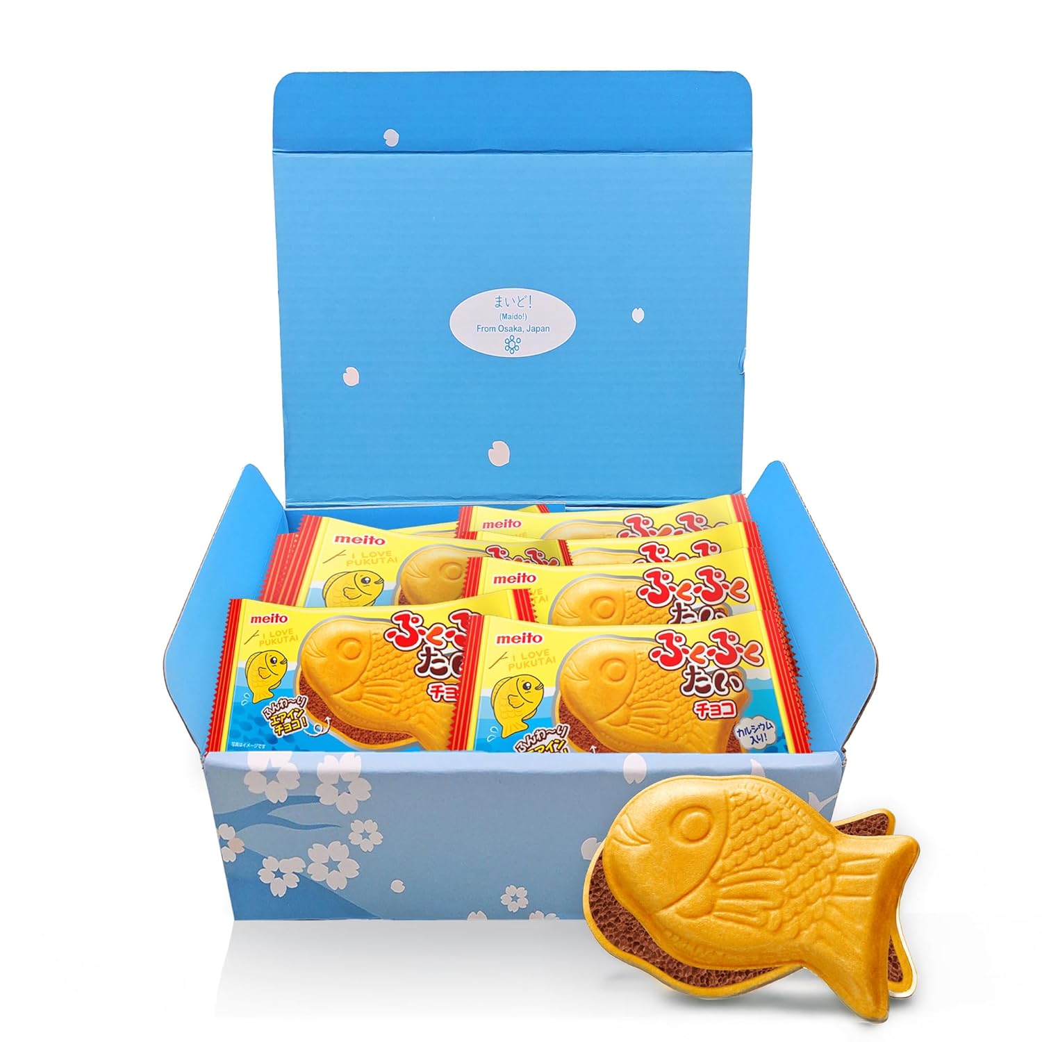 Puku Puku Tai Wafer Chocolate Taiyaki 10 Pack – Sakura Box