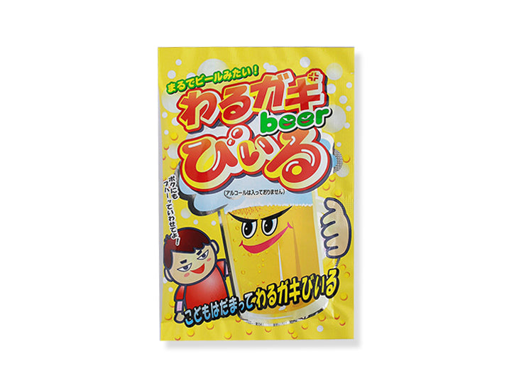 Warugaki Beer powdered drink mix package