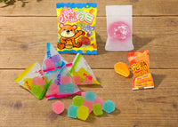 Selection of Japanese mochi and gummy candies