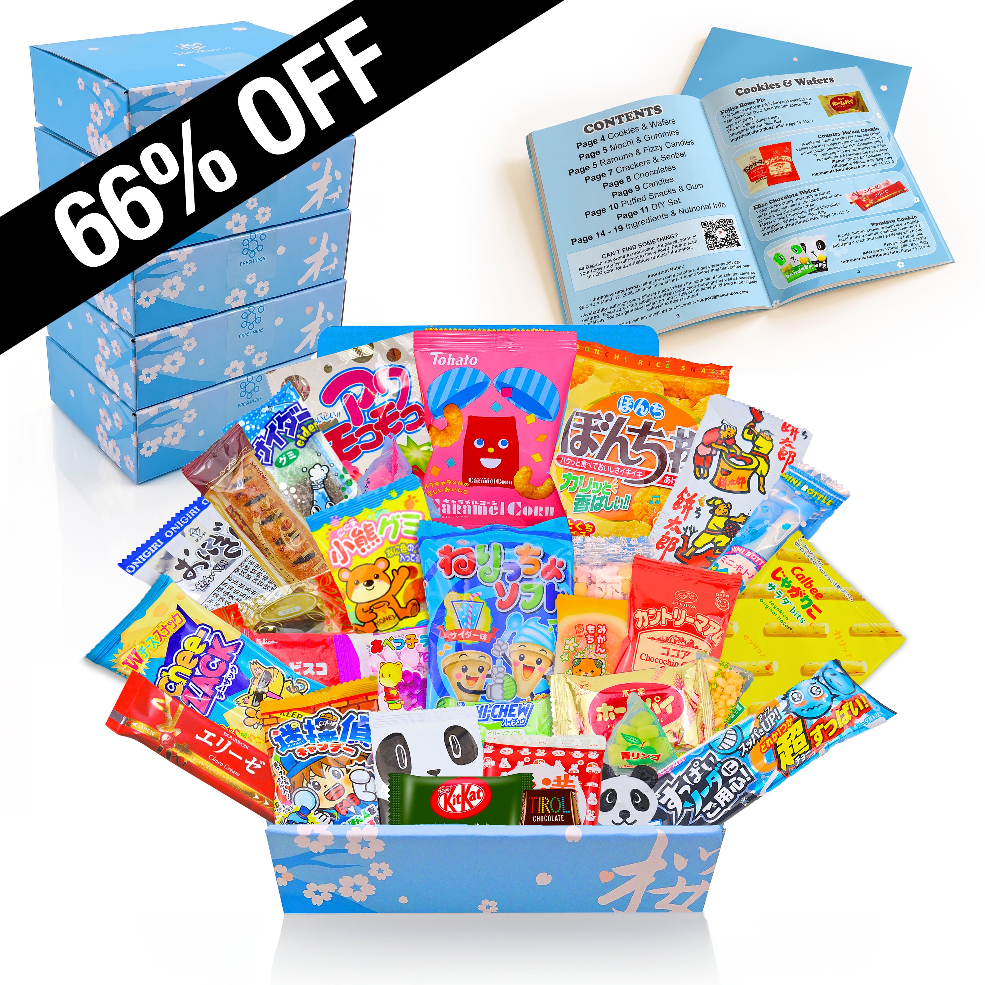 CLEARANCE SALE! 150 Pieces | 5x 30 Piece | Dagashi Box          *US Only*