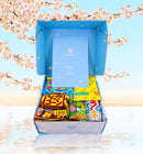 Open Sakura Box with a representative Japanese snack assortment