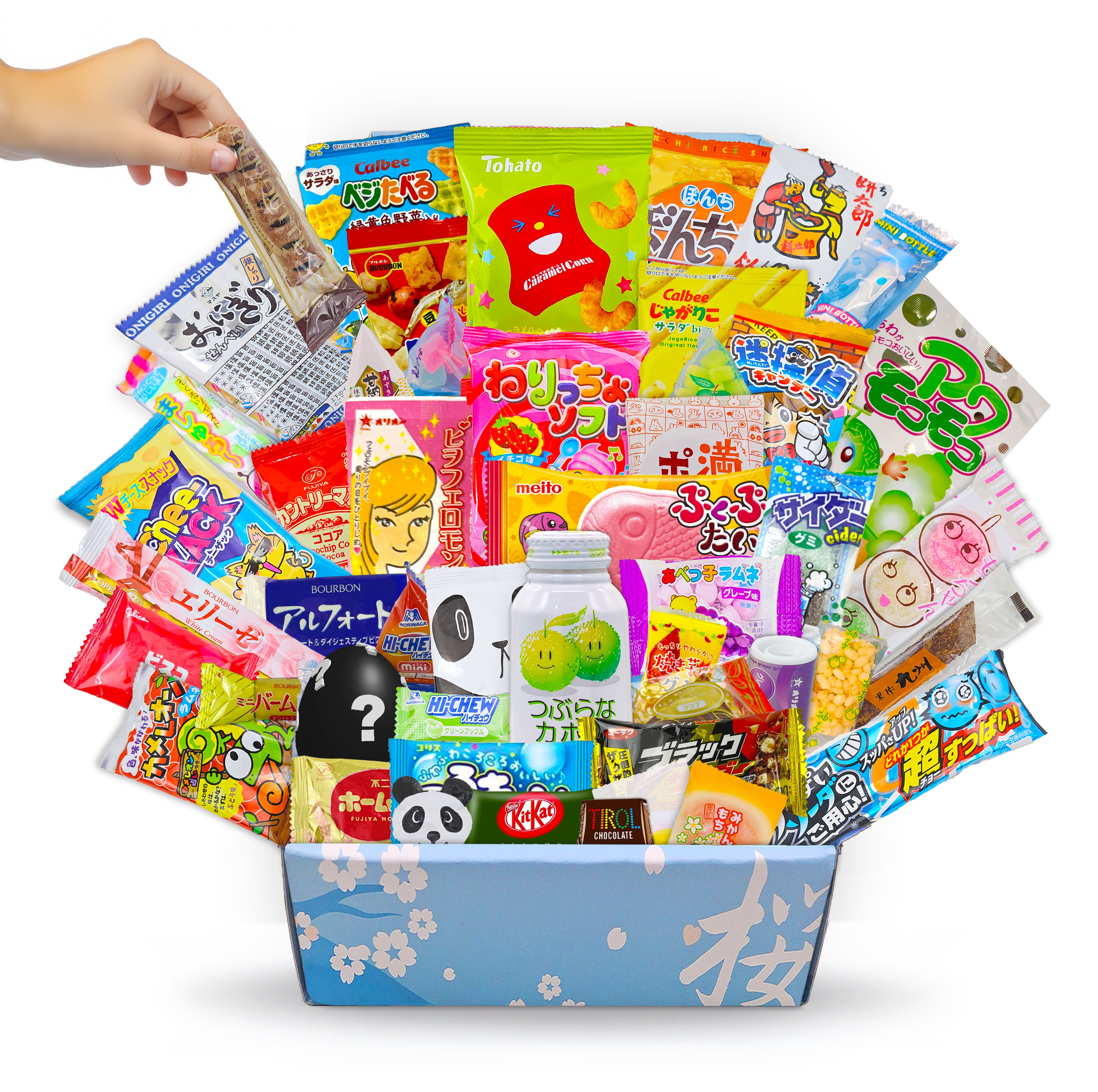 50 Piece Dagashi Japanese Candy & Snack Box – Sakura Box