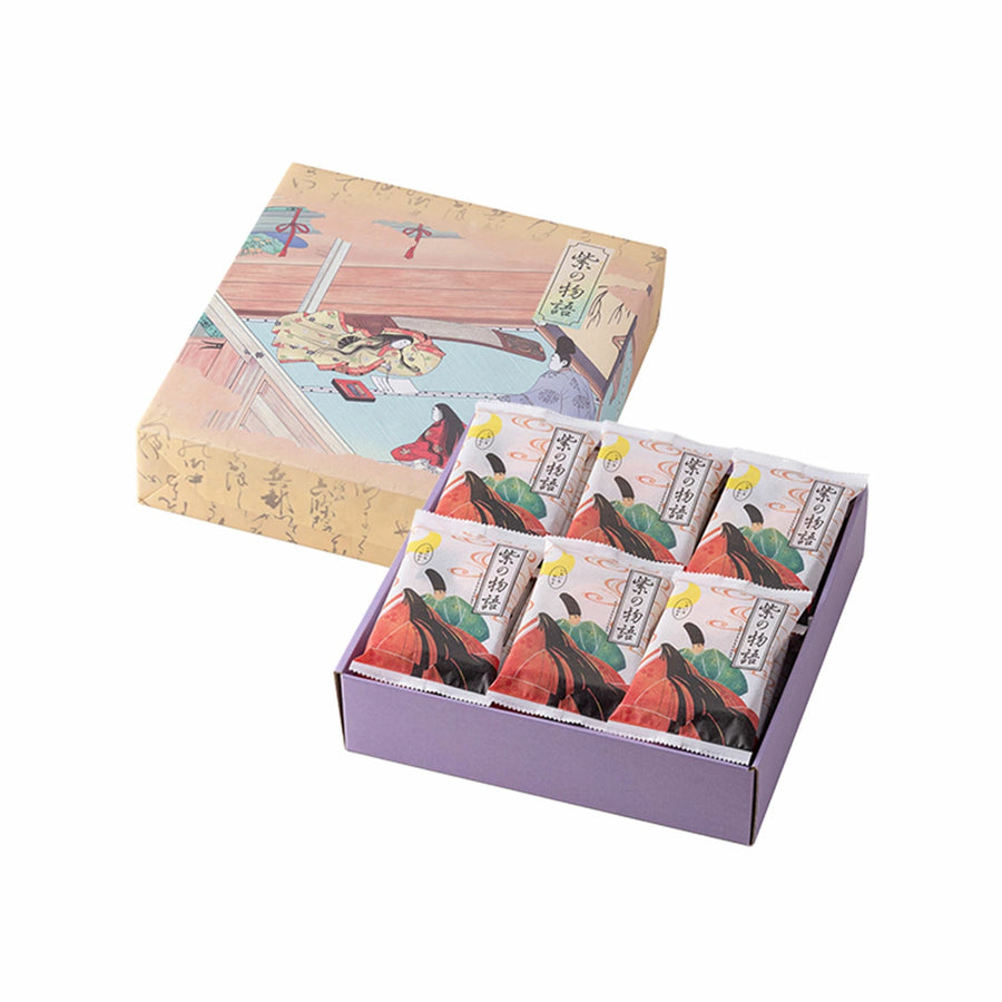 Japanese Sweets Toyama “Okakura” Purple Story Gift Box