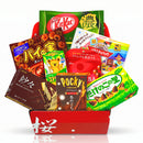 Premium Chocolate Bundle in Red Sakura Box