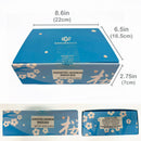 Sakura Box dimensions shown in inches and centimeters