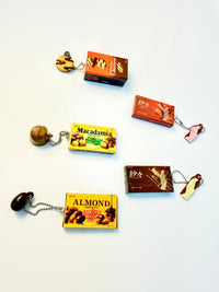 Lotte chocolate Miniature Mascot Gacha Capsule Toy Full Set