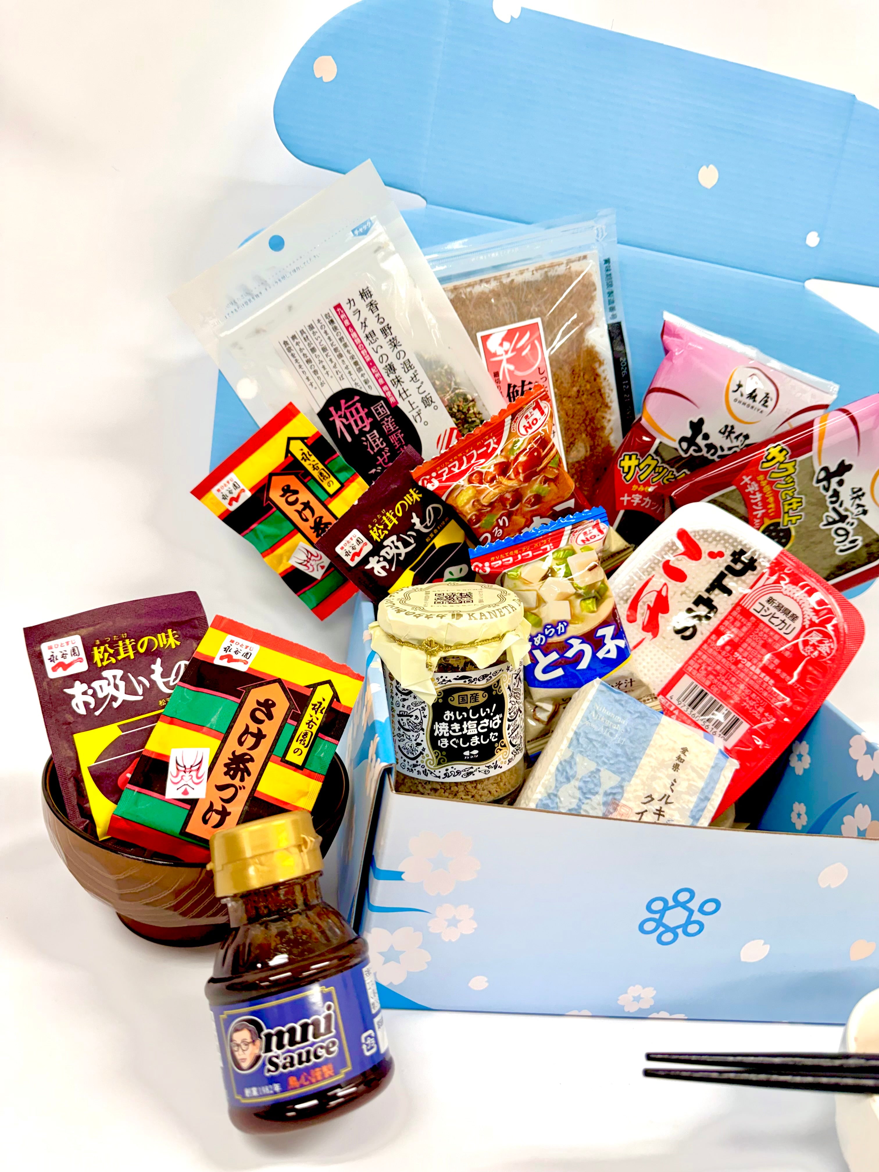 RICE28（OGASAKA製？）FLUX,DEELUXE　３点セット Premium Rice and Sides 'Gohan & Okazu' Gift Box – Sakura Box