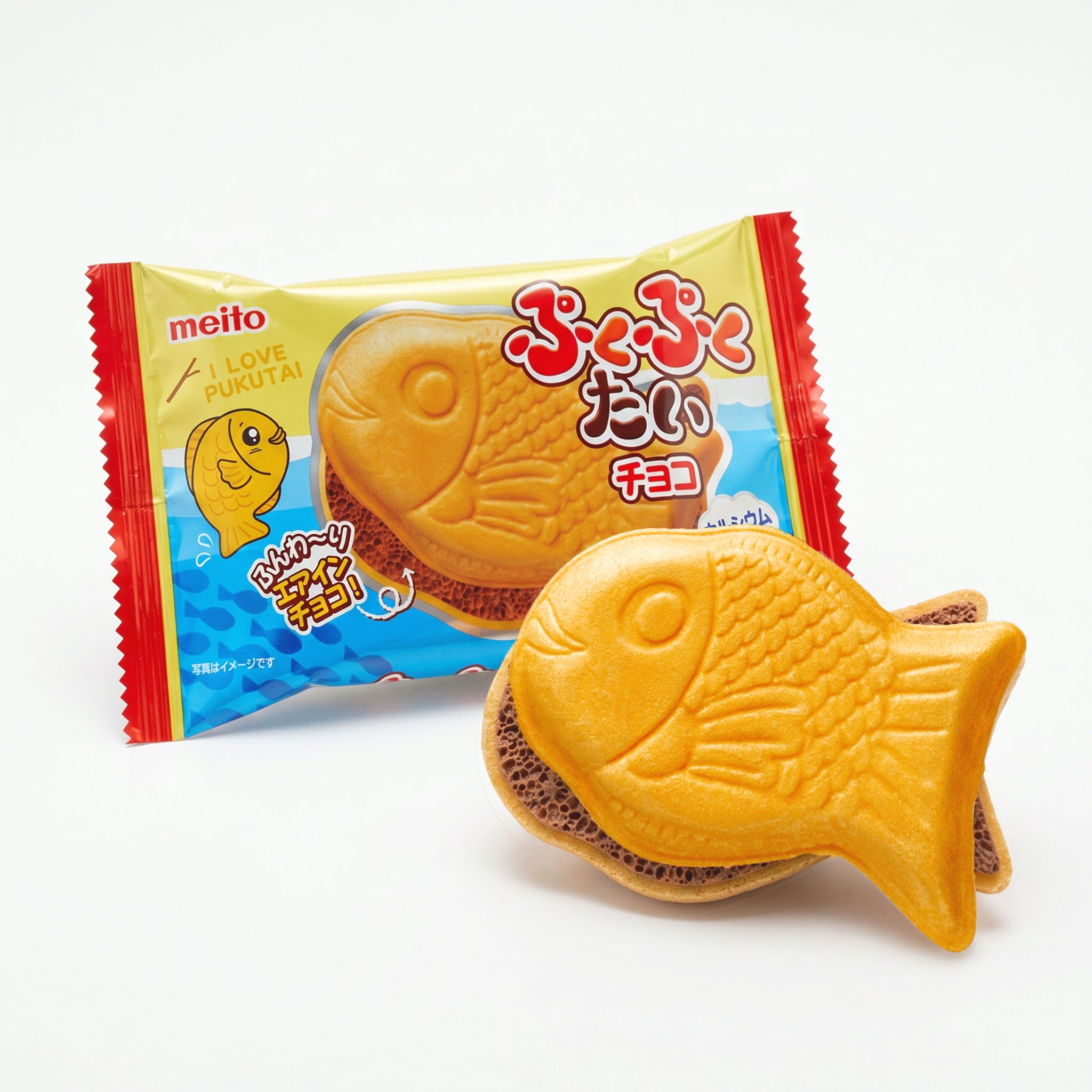 Puku Puku Tai Wafer Chocolate Taiyaki 10 Pack Box