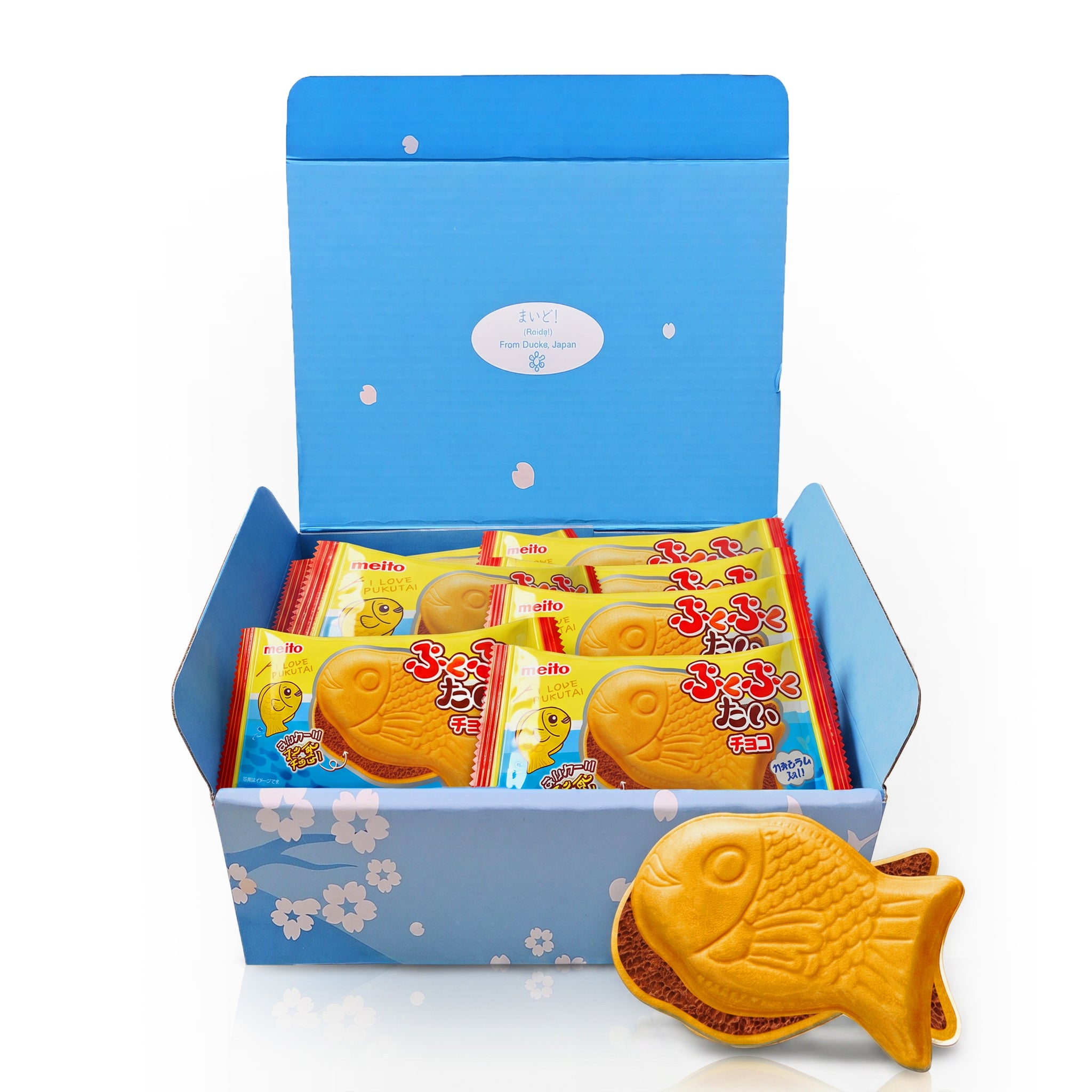 10 Pack Box Puku Puku Tai Wafer Chocolate Taiyaki 10 Pack – Sakura Box
