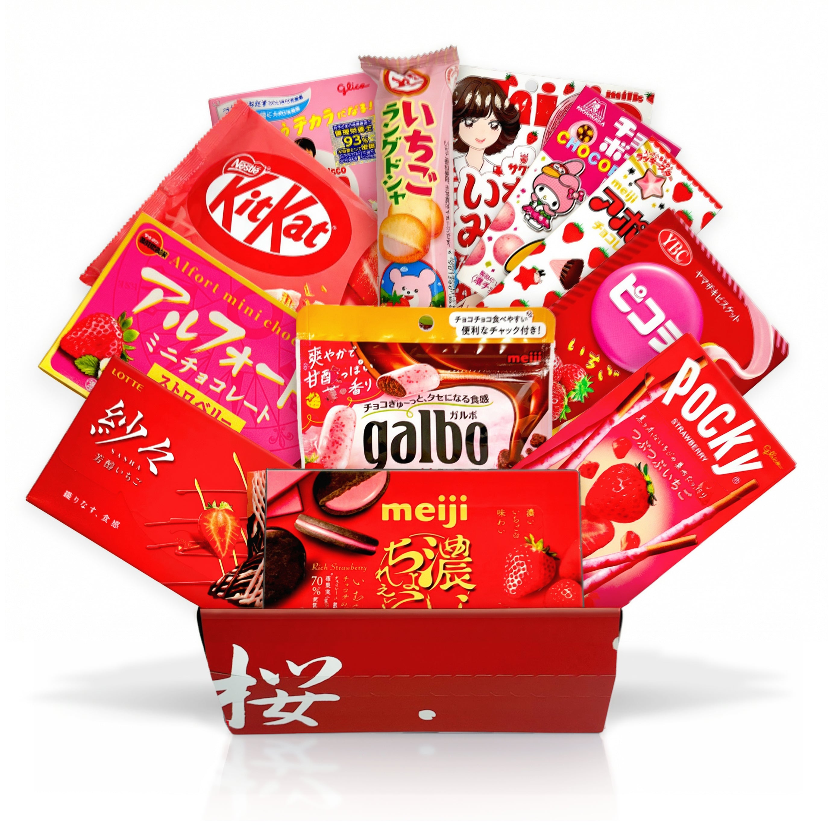 Premium Japanese Strawberry Okashi Gift Box