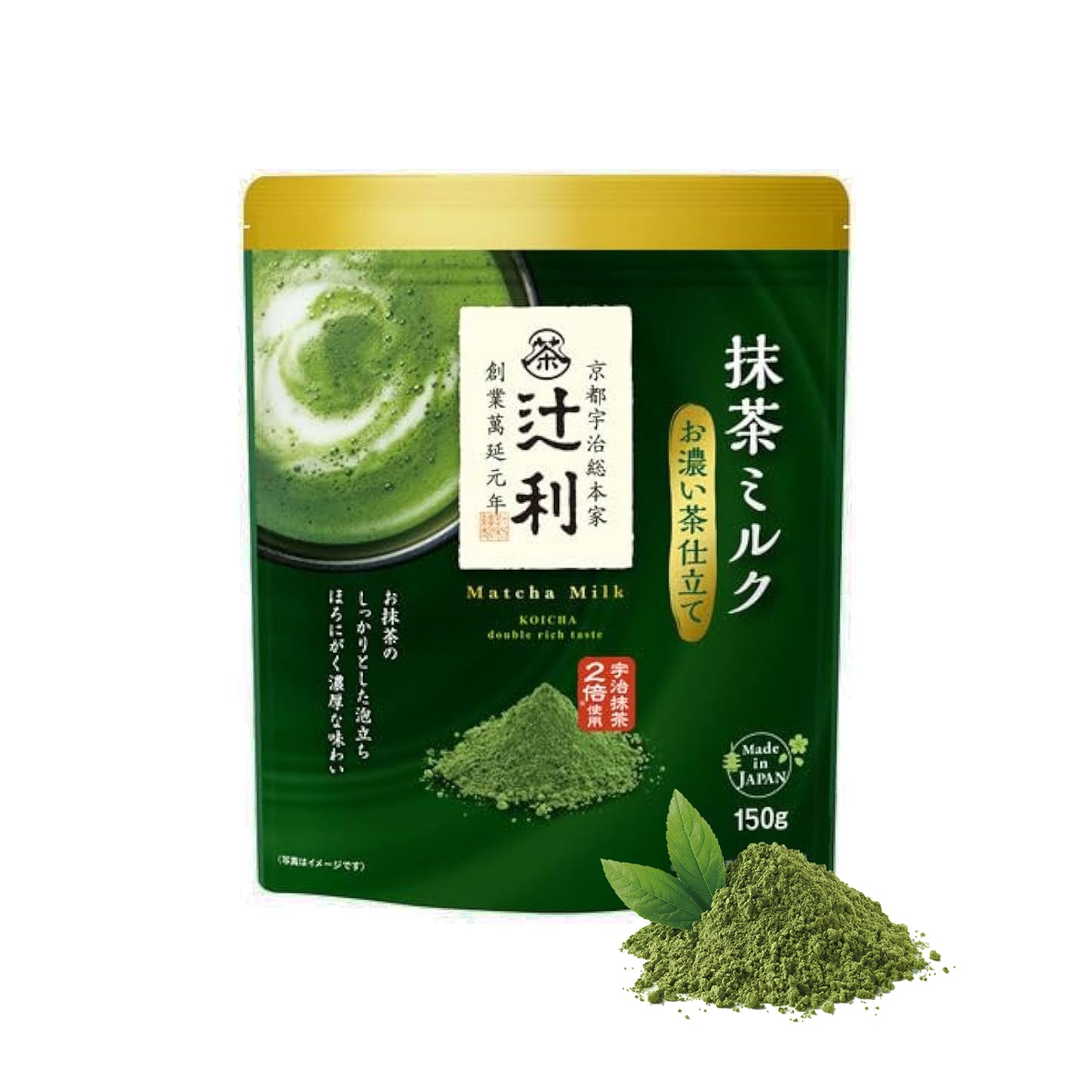 Tsujiri Matcha Milk Uji Double Rich 150g