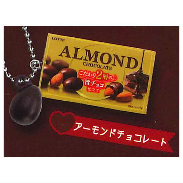 Lotte chocolate Miniature Mascot Gacha Capsule Toy Full Set