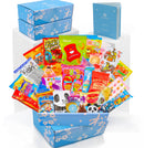 Two Sakura Box 30-piece Japanese snack sets presented with assorted snacks
