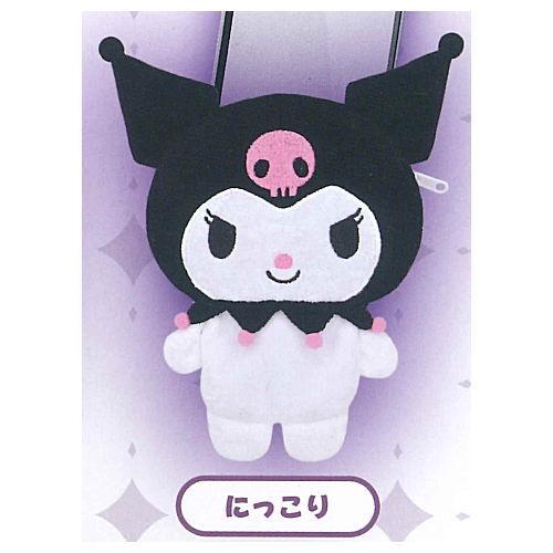 Kuromi Plush Pouch. Gacha Capsule Toy Full Set