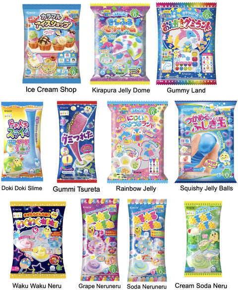 KRACIE POPIN Cookin Kits - Soft Packets x 4 Random